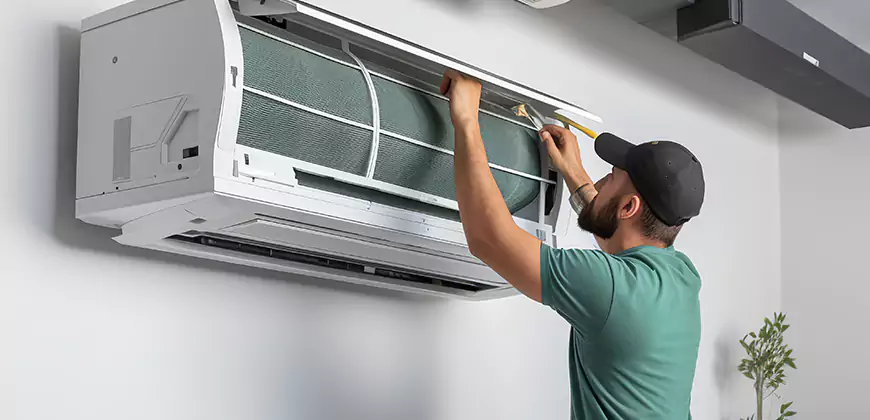 Bathroom and Small Space Ductless Installation in Biloxi